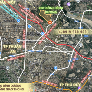 Quy hoạch hạ tầng giao thông tại Khu đô thị Đông Bình Dương