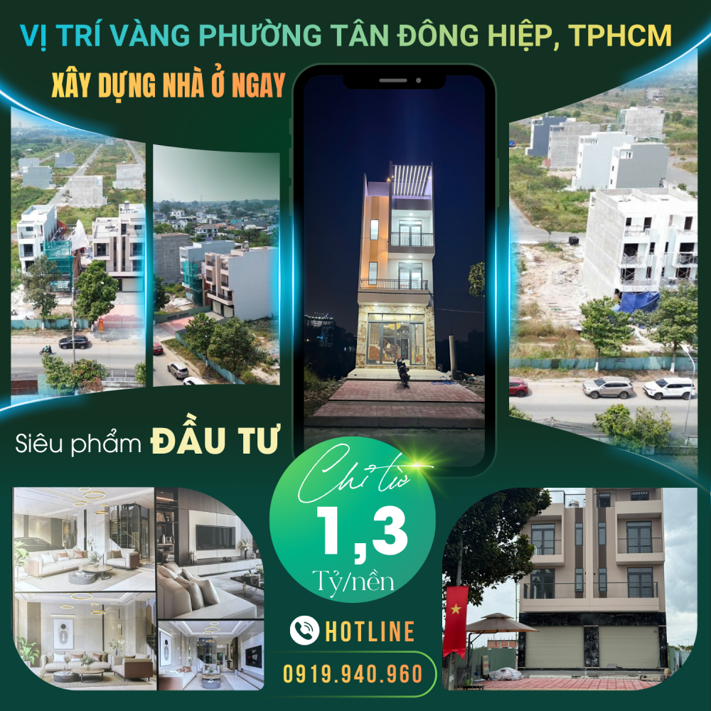 Nhà phố đang xây dựng tại khu đô thị Đông Bình Dương.