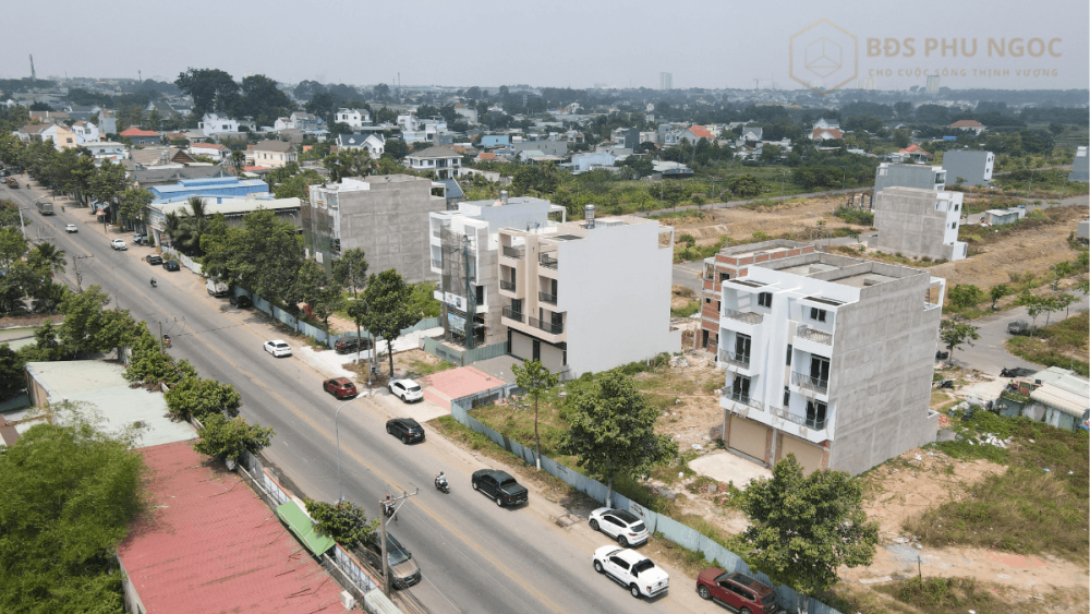 Toàn cảnh mặt tiền khu đô thị Đông Bình Dương nhìn từ trên cao