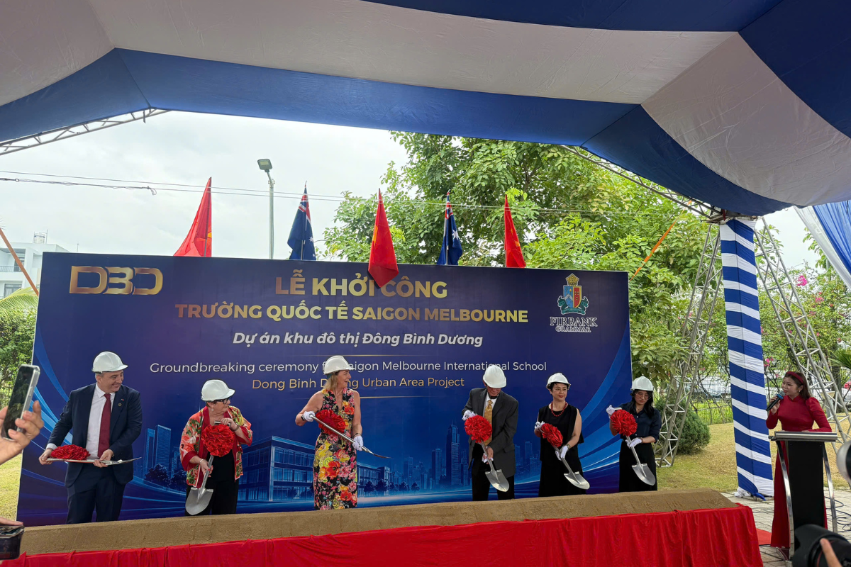 Lễ khởi công trường Quốc tế Saigon Melbourne tại dự án Đông Bình Dương